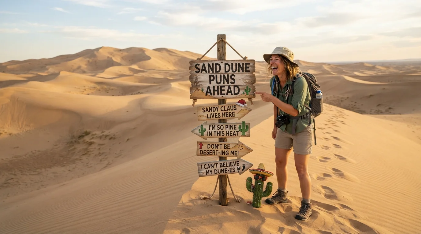 Clever Sand Dune Wordplay