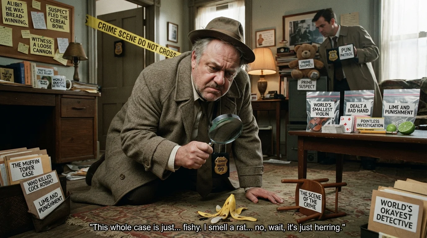 Detective Office Puns