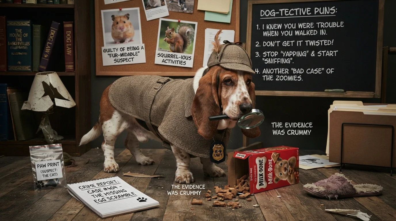 Funny Detective Puns
