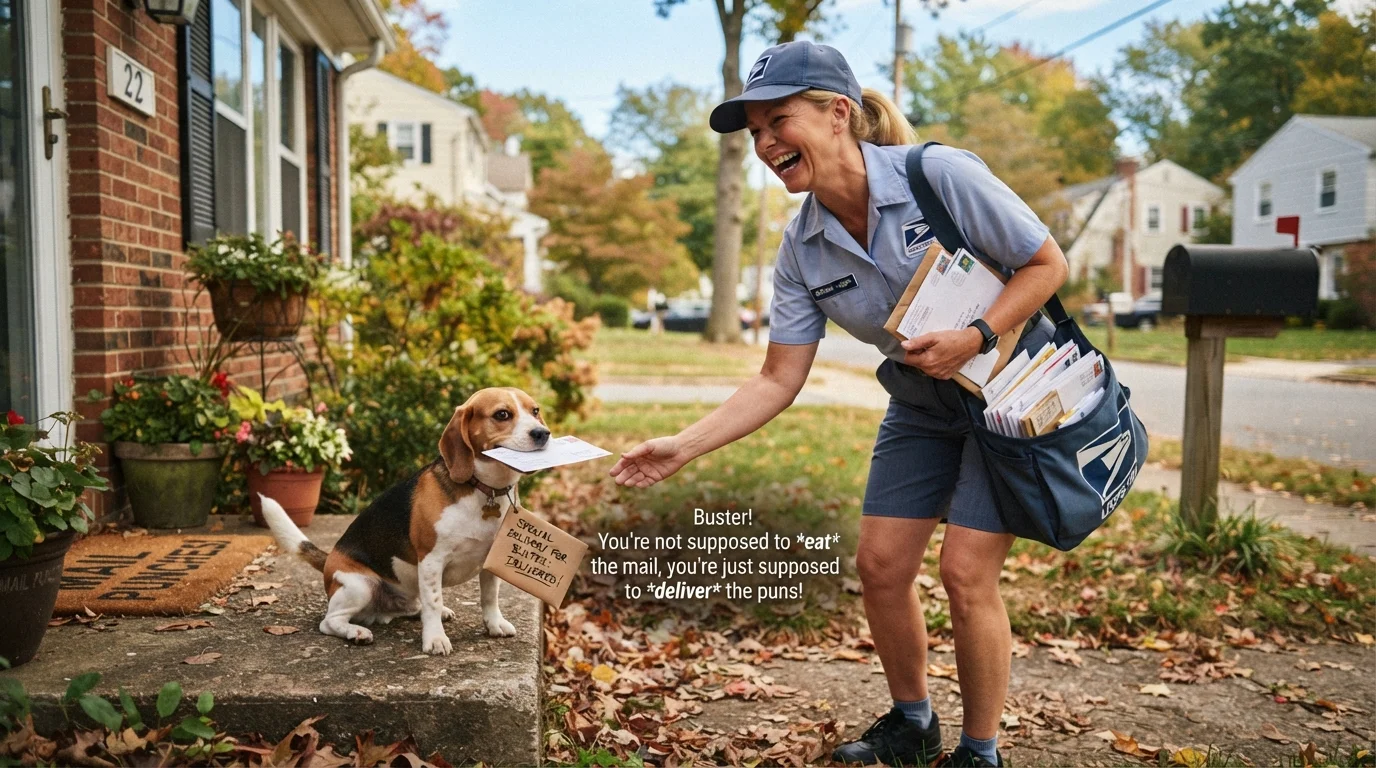 Funny Mail Puns