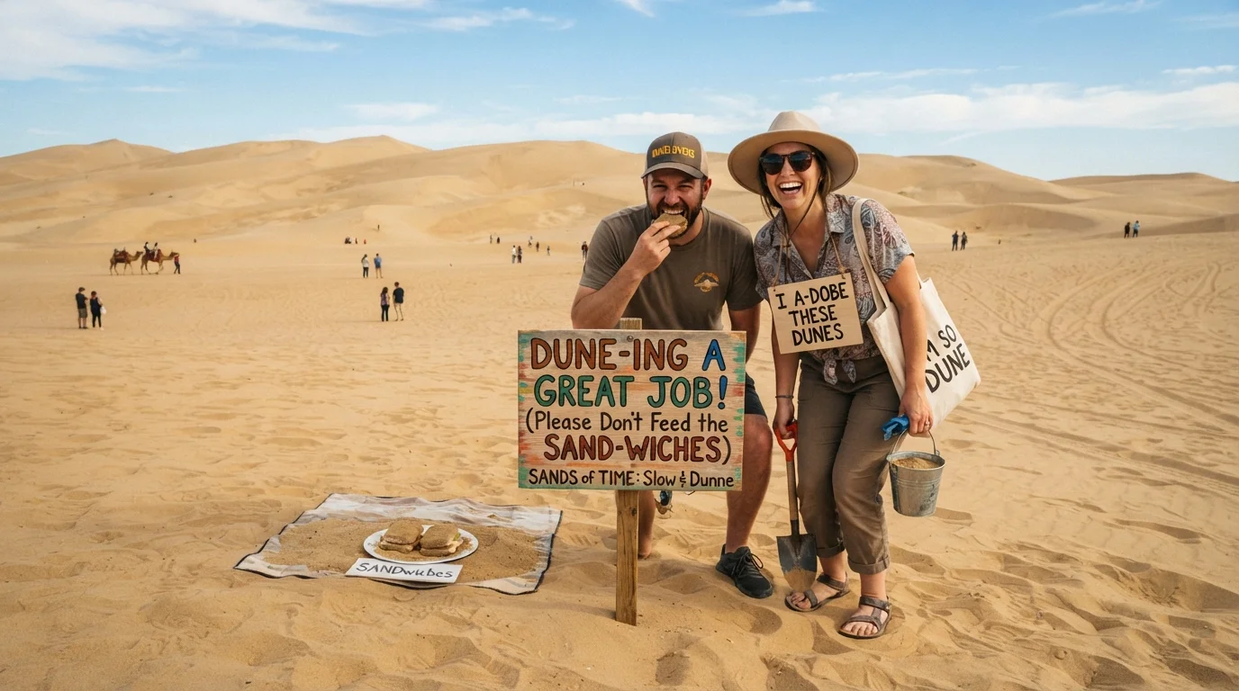 Funny Sand Dune Puns