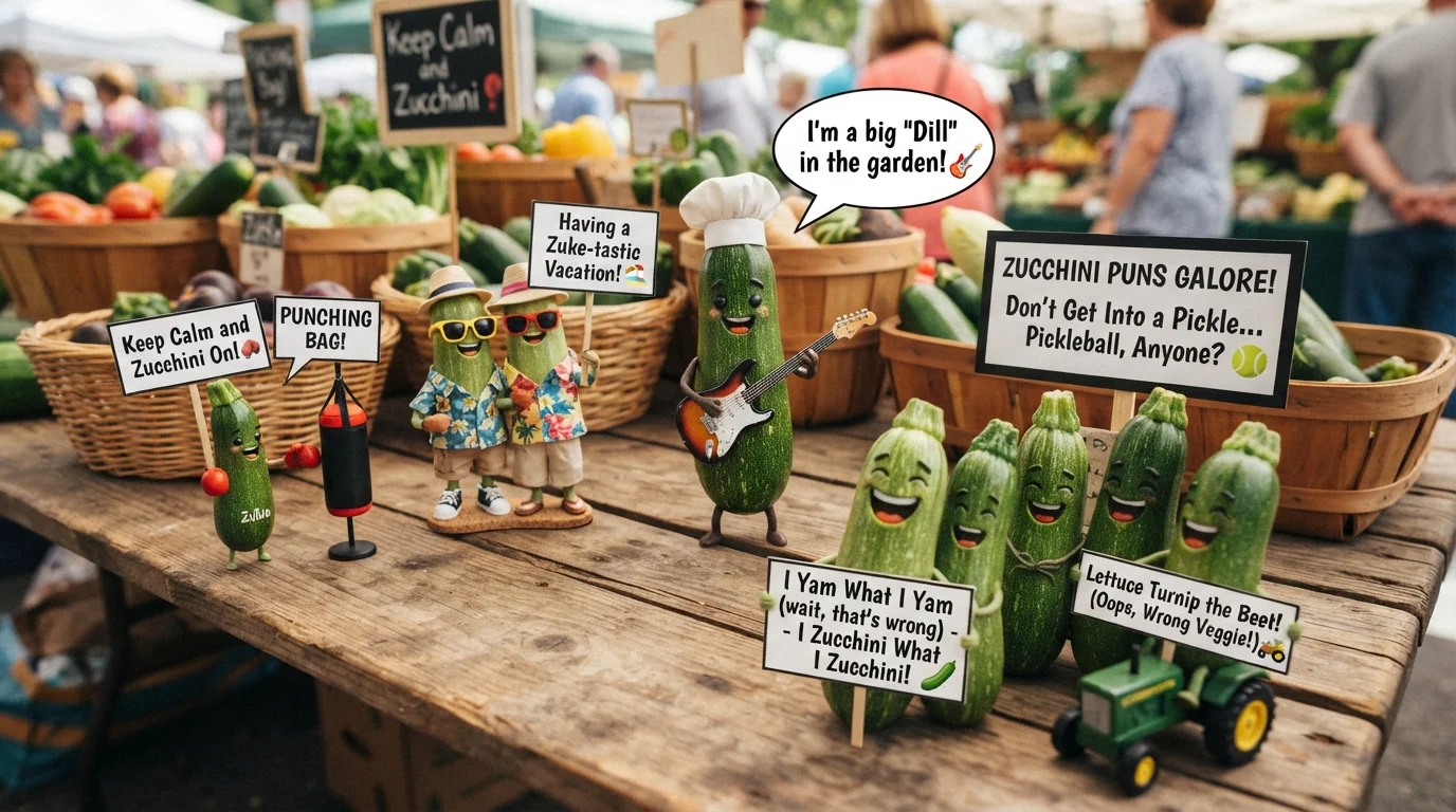 Gardening Zucchini Puns