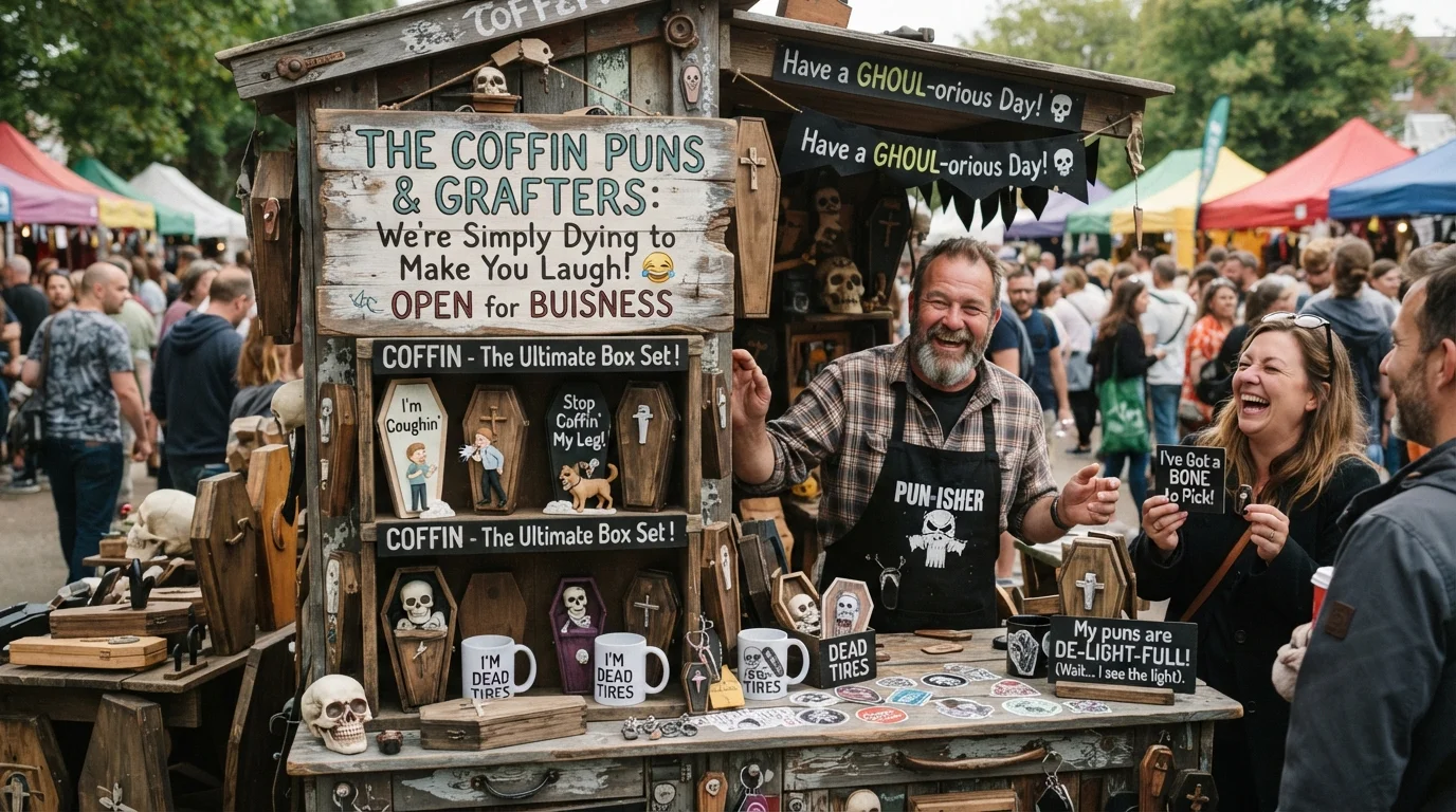 Vampire Coffin Puns