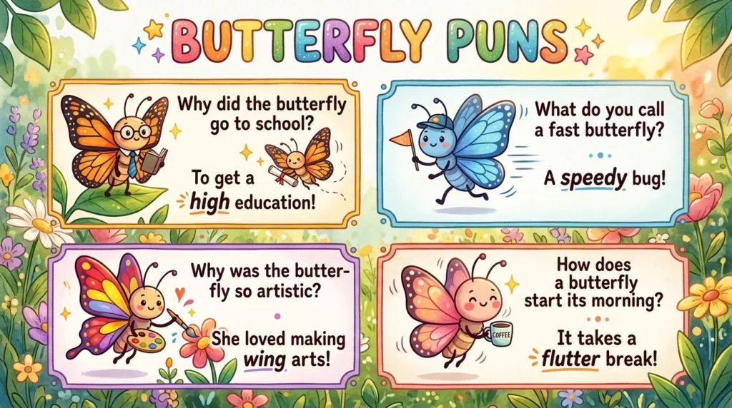 Butterfly Puns