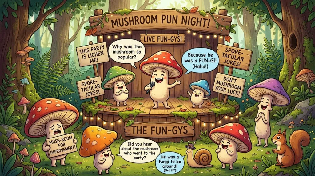 Mushroom Puns