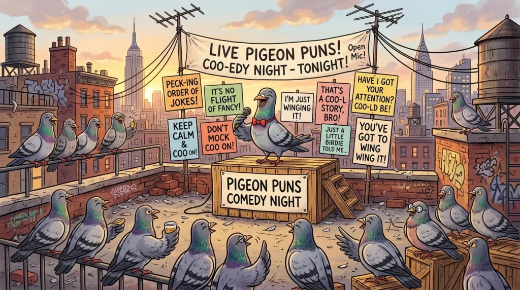 Pigeon Puns