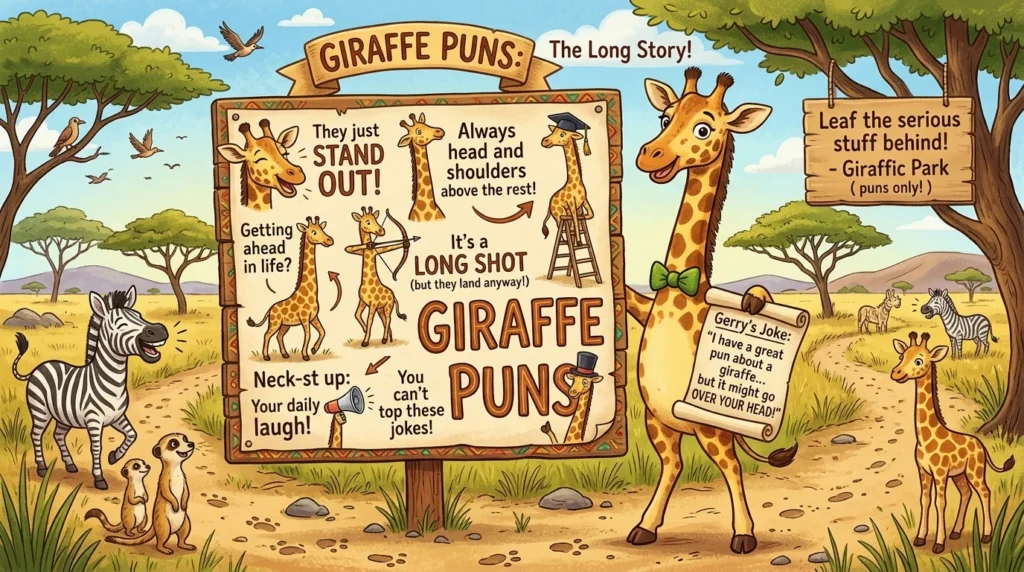 giraffe puns