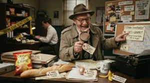 Detective puns